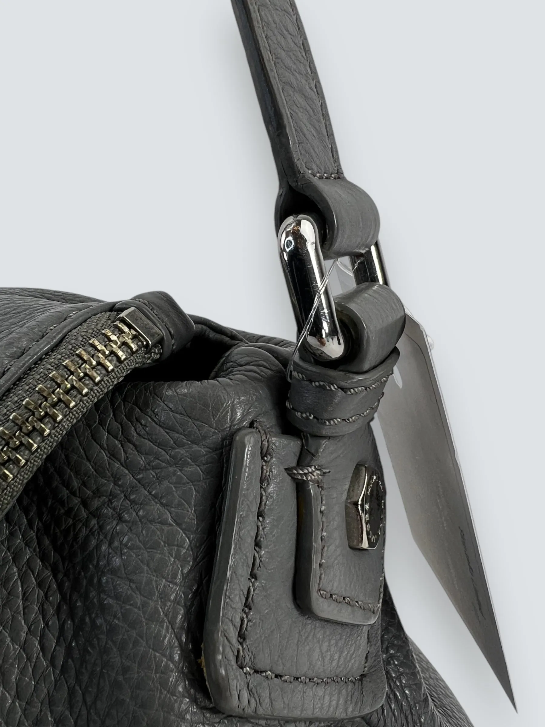 Marc Jacobs Grey Leather Natasha Crossbody