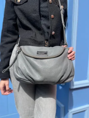 Marc Jacobs Grey Leather Natasha Crossbody