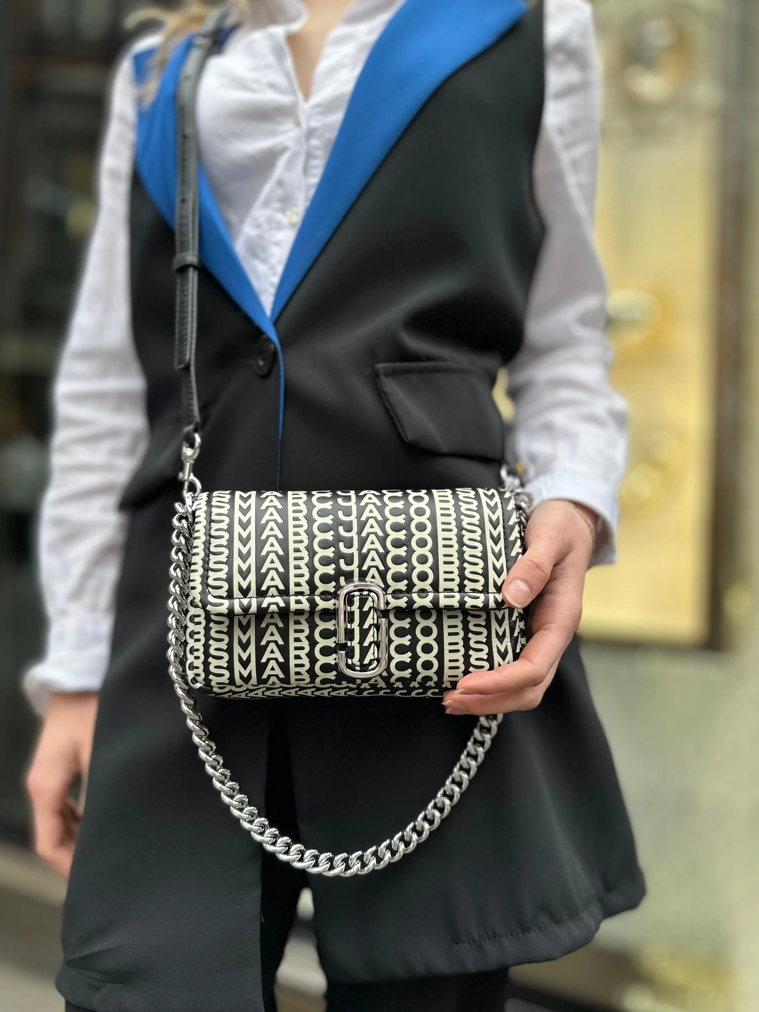 Marc Jacobs "The Monogram" Leather J Marc Mini Shoulder Bag