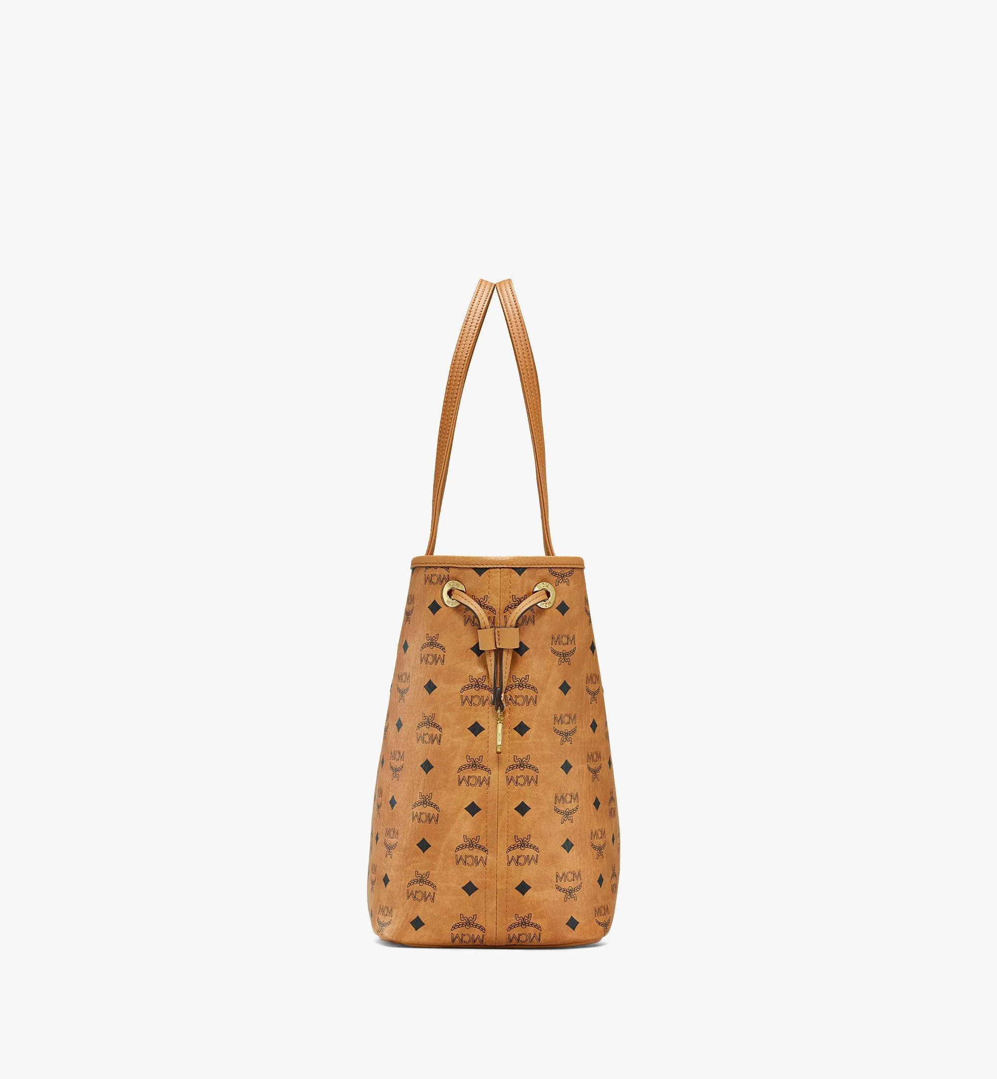 M.C.M Visetos Medium Liz Reversible Shopper Tote Bag