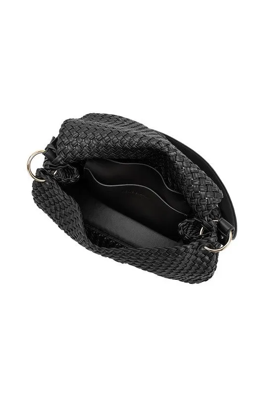 Melie Bianco Natalia Black Shoulder Bag