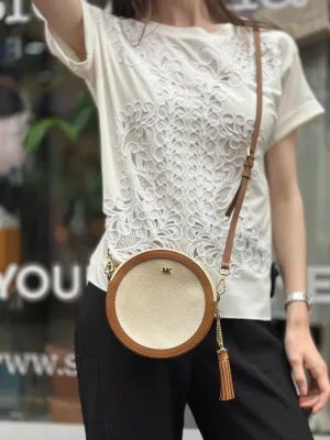 Michael Kors Tan Croosbody  Handbag