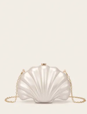 Mini Pearl Shell Clutch Crossbody