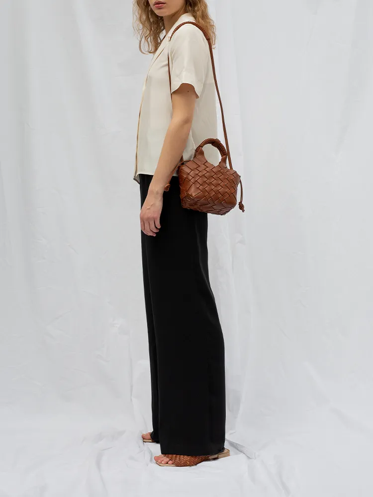 MISU MINI Kombu Green Mix Crossbody bag
