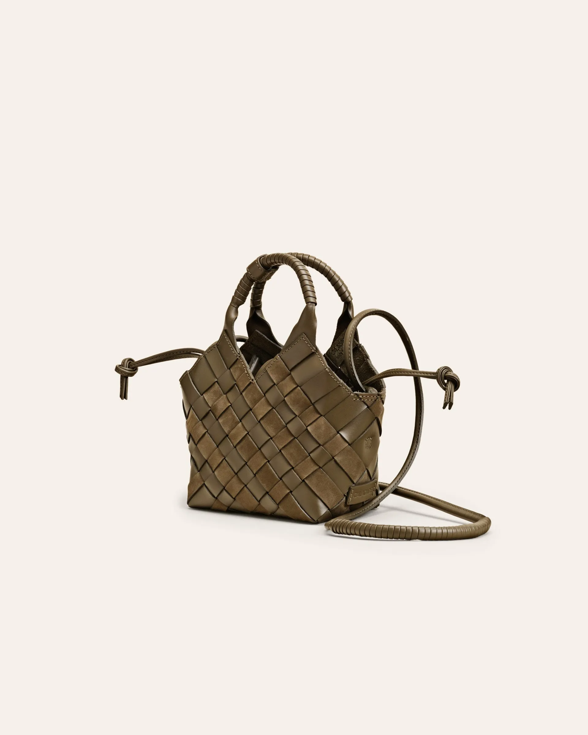 MISU MINI Kombu Green Mix Crossbody bag