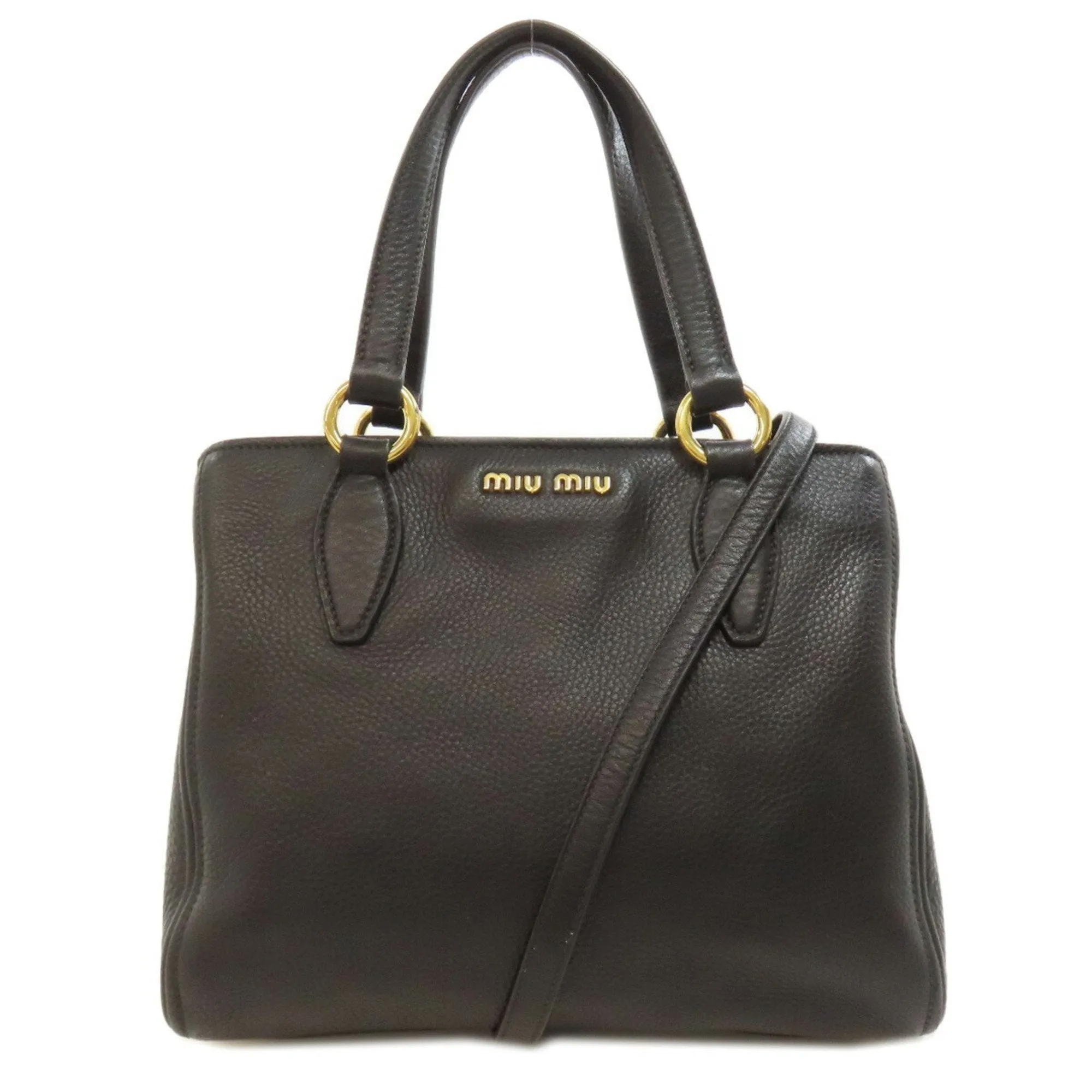 Miu Miu Leather Handbag (Pre-Owned)