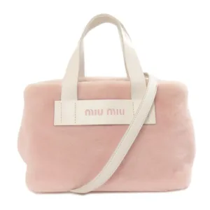 Miu Miu pink Fur Handbag (Pre-Owned)