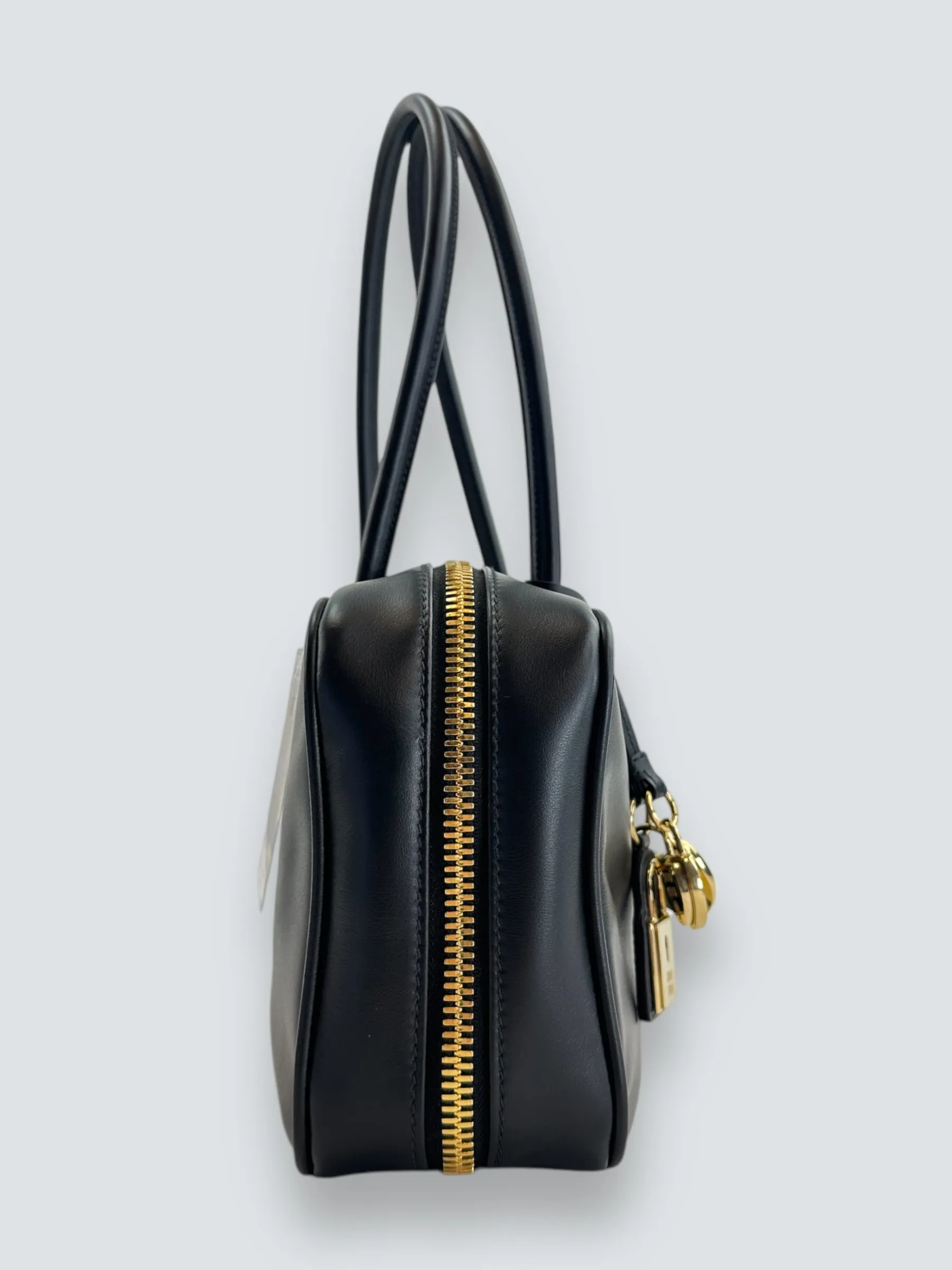 MiuMiu Black Leather "Beau" Shoulder Bag