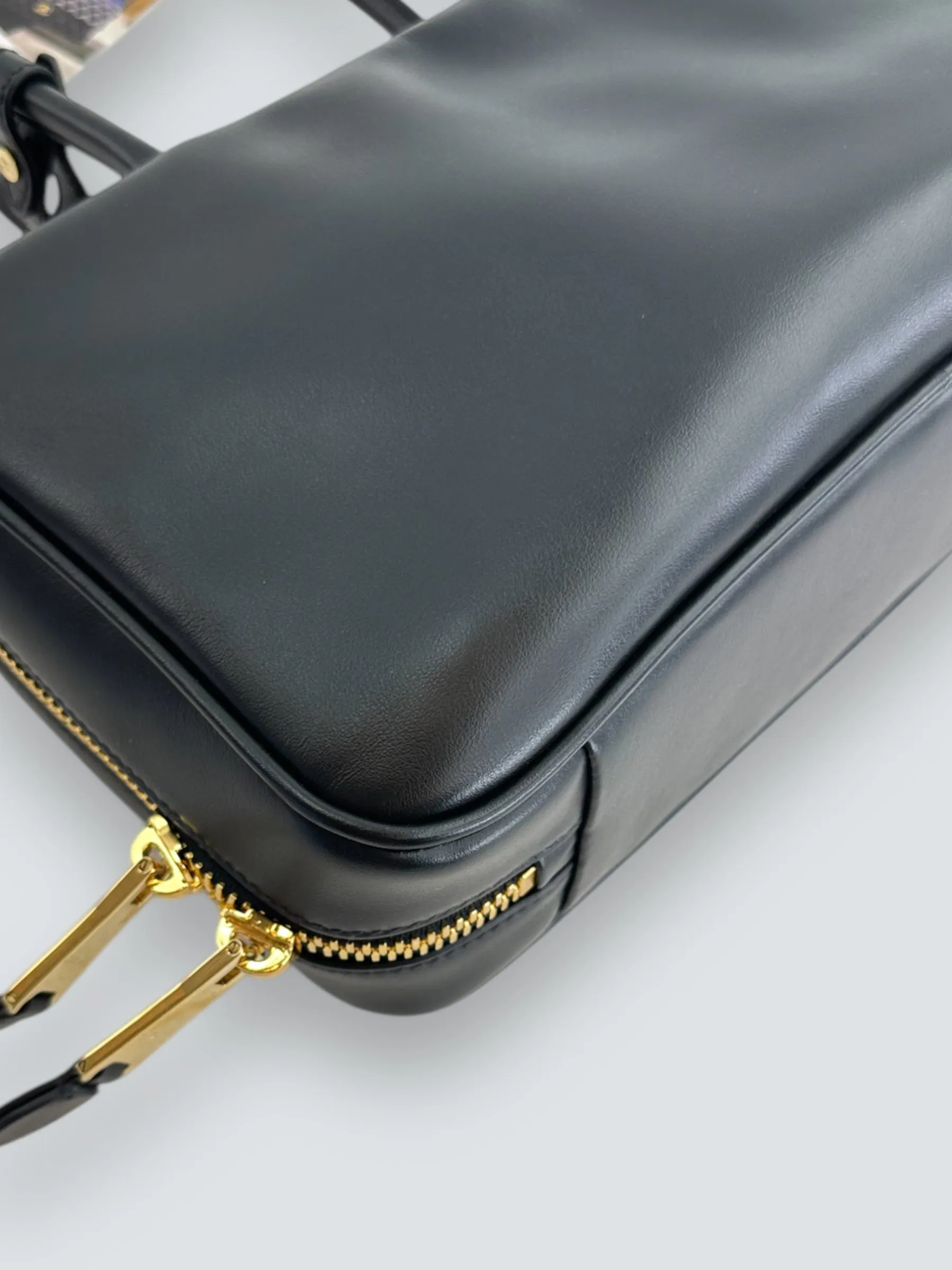 MiuMiu Black Leather "Beau" Shoulder Bag