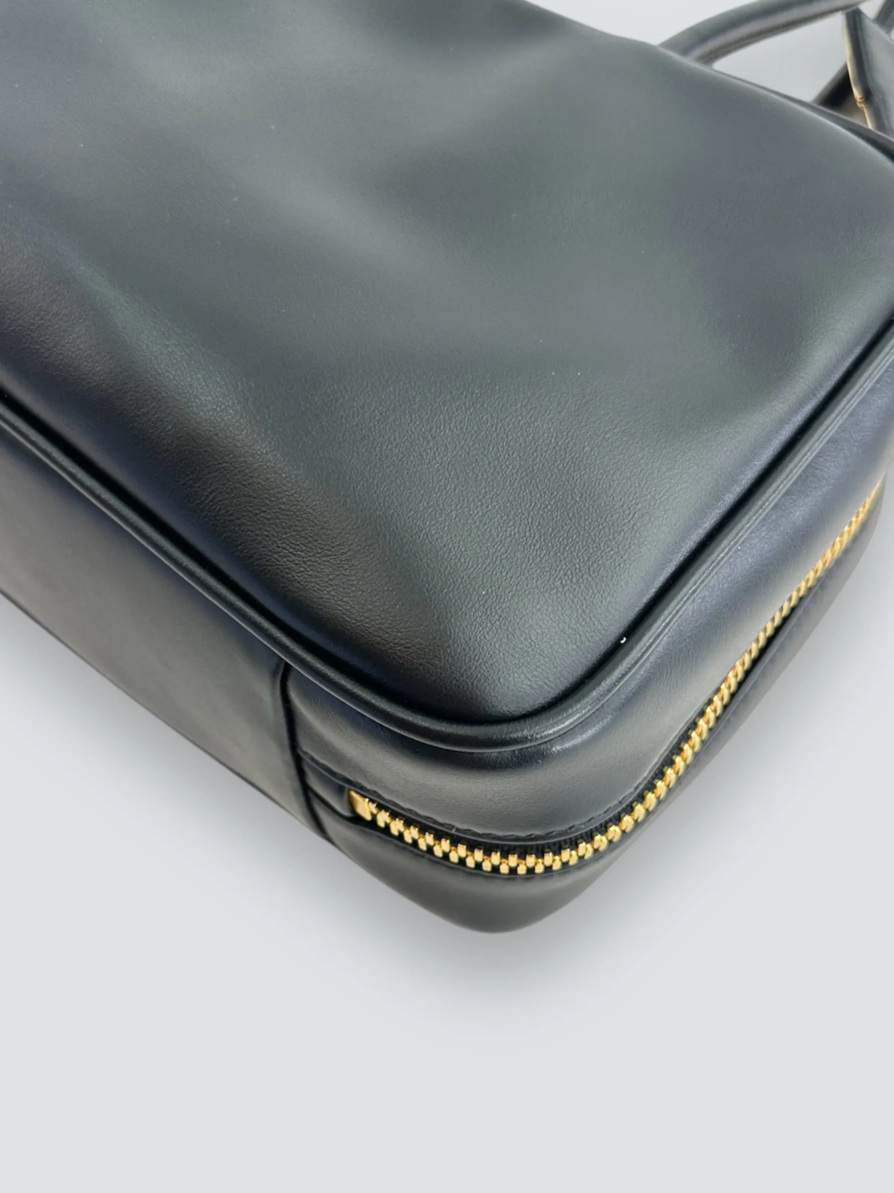 MiuMiu Black Leather "Beau" Shoulder Bag
