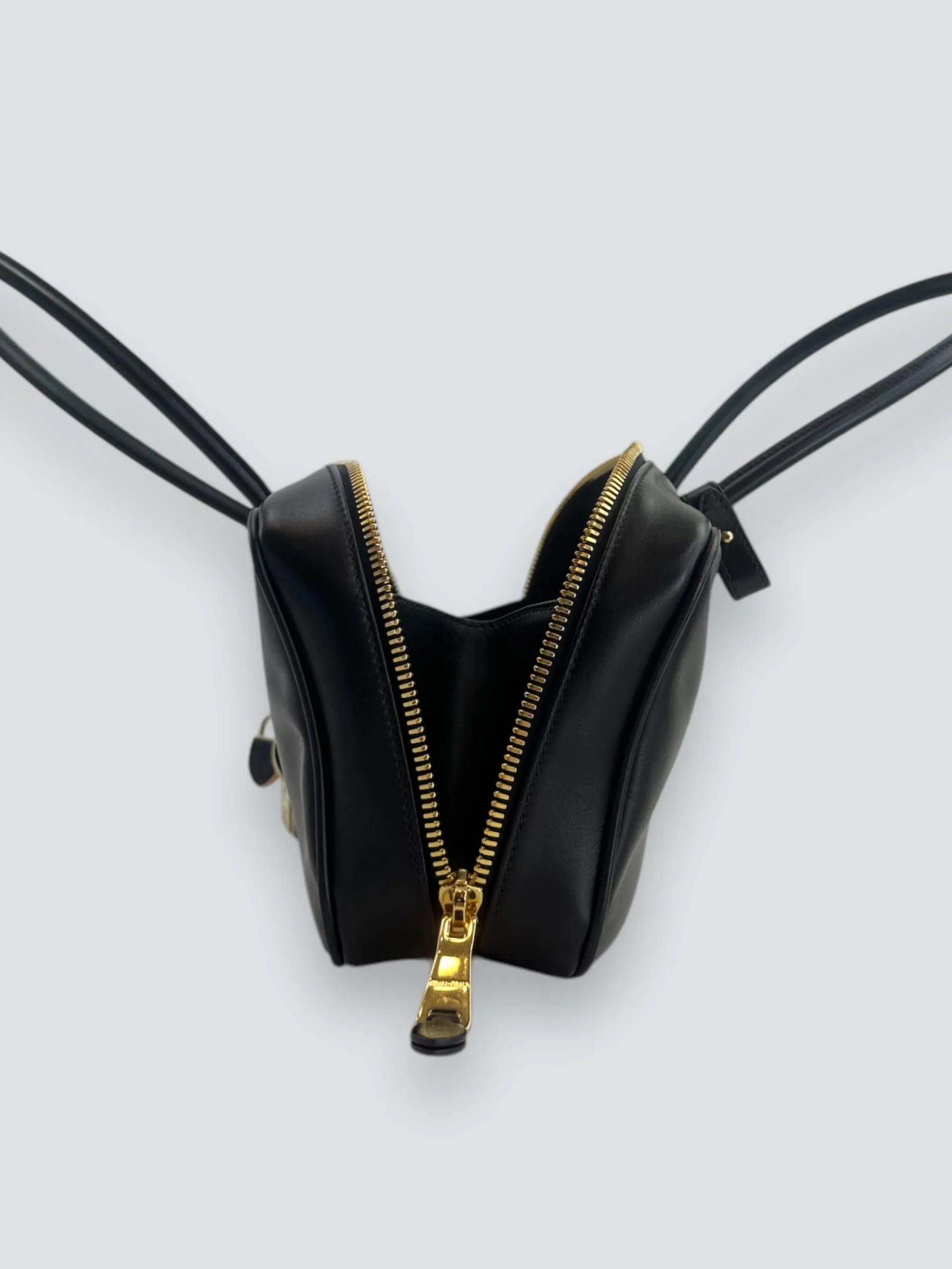 MiuMiu Black Leather "Beau" Shoulder Bag