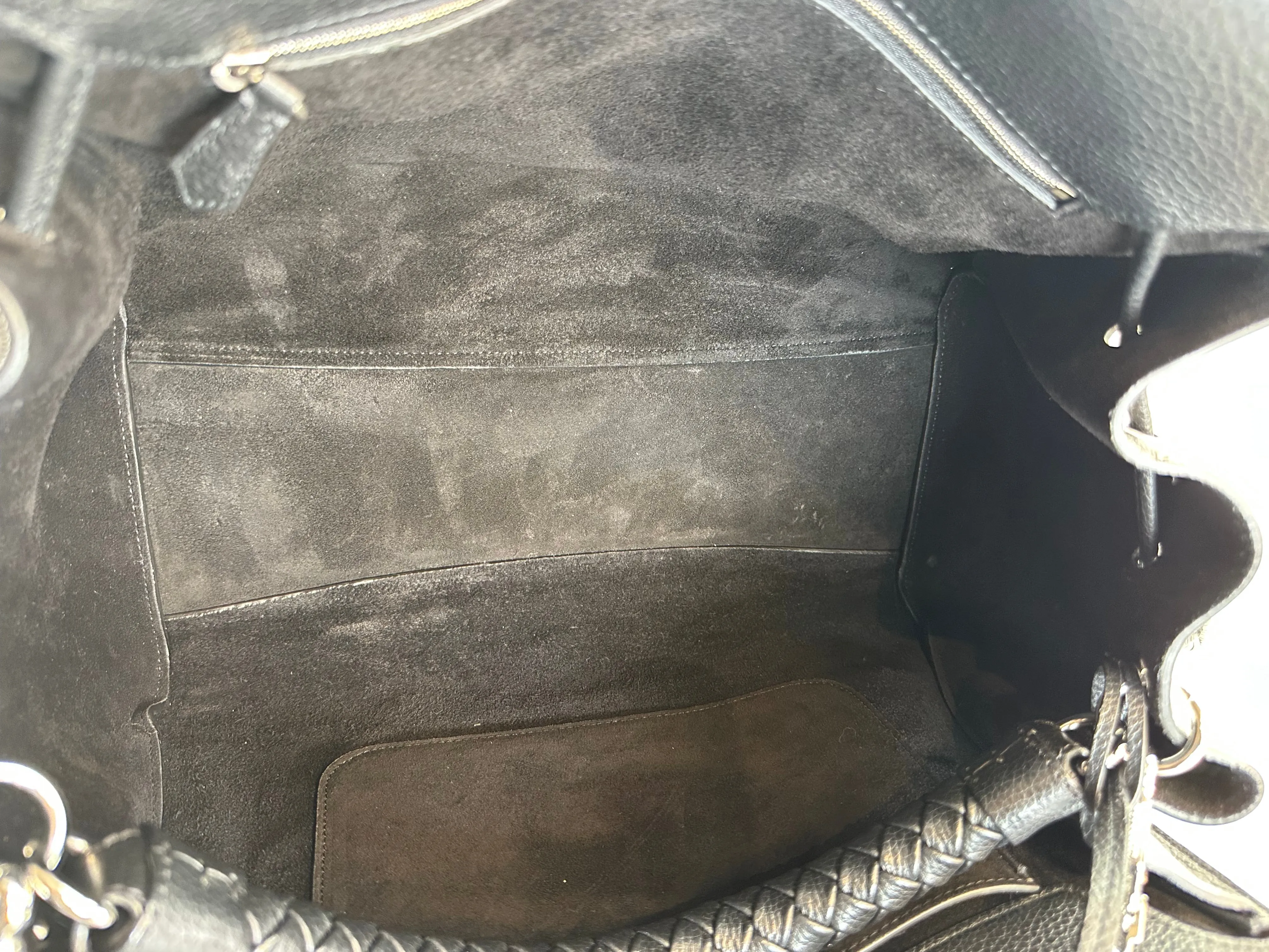 Mulberry Black Leather "Iris" Shoulder Bag
