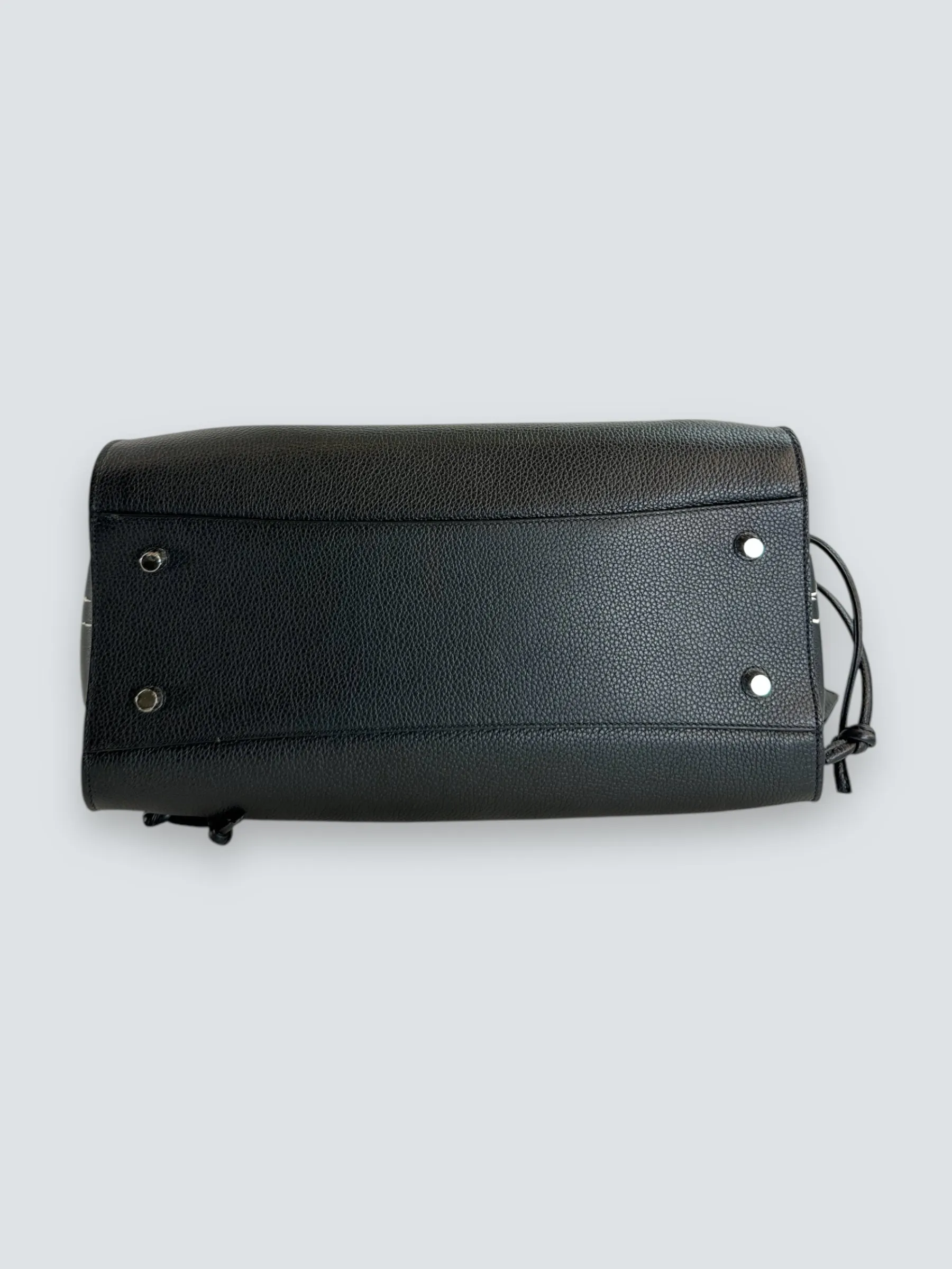 Mulberry Black Leather "Iris" Shoulder Bag