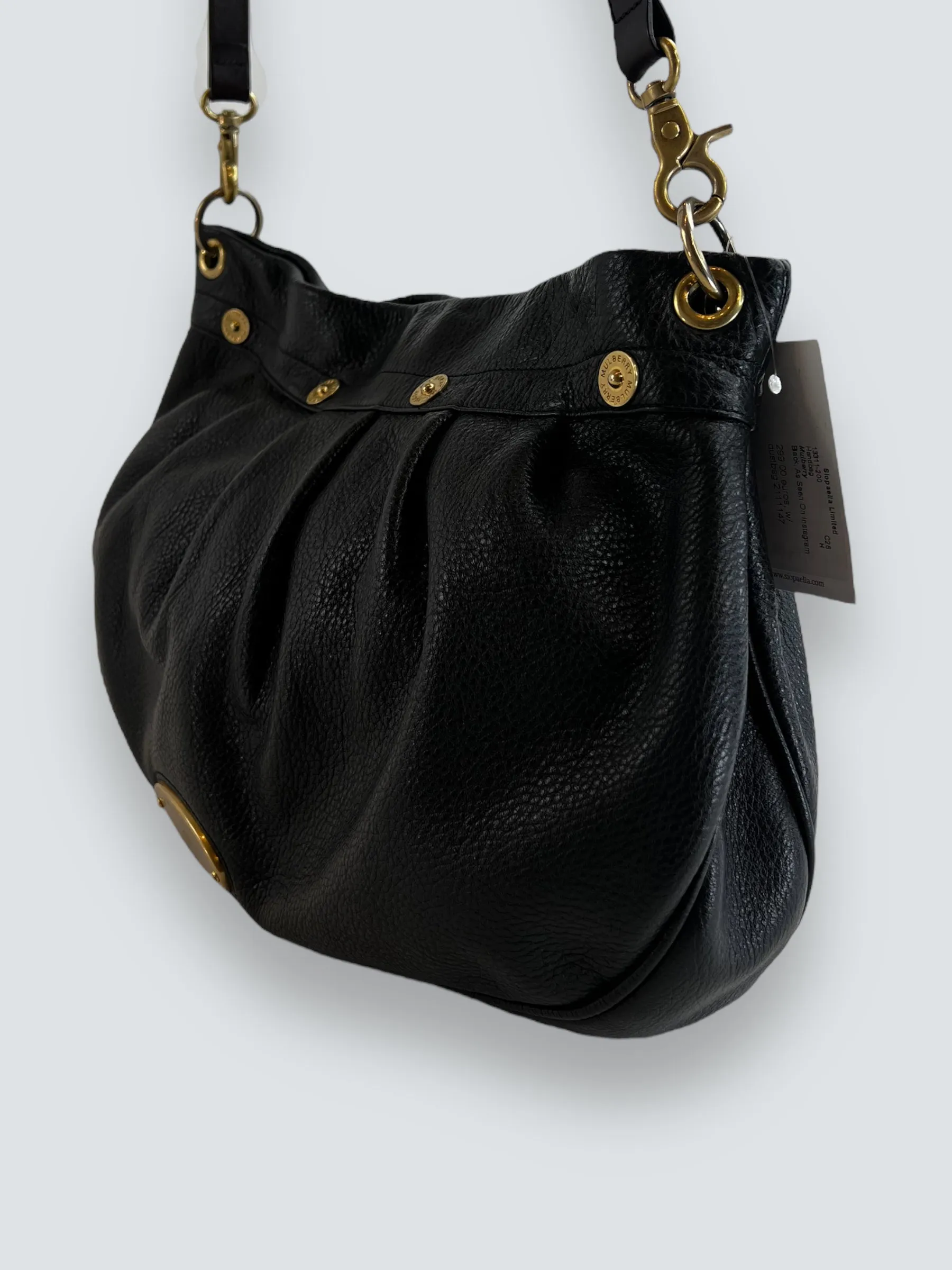 Mulberry Black Leather Satchel