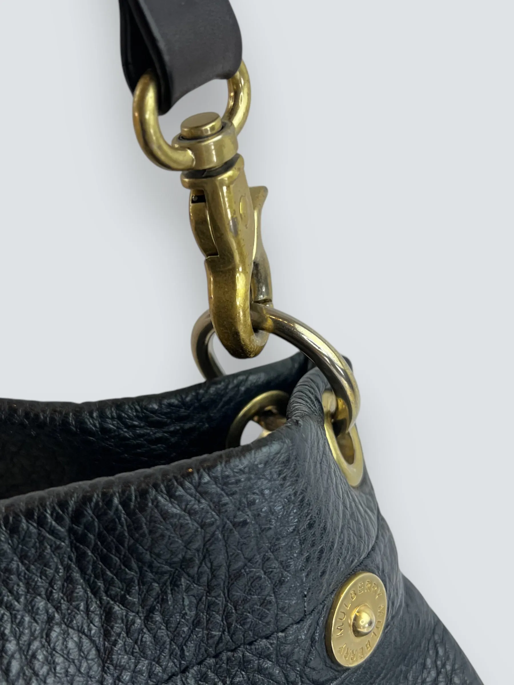 Mulberry Black Leather Satchel