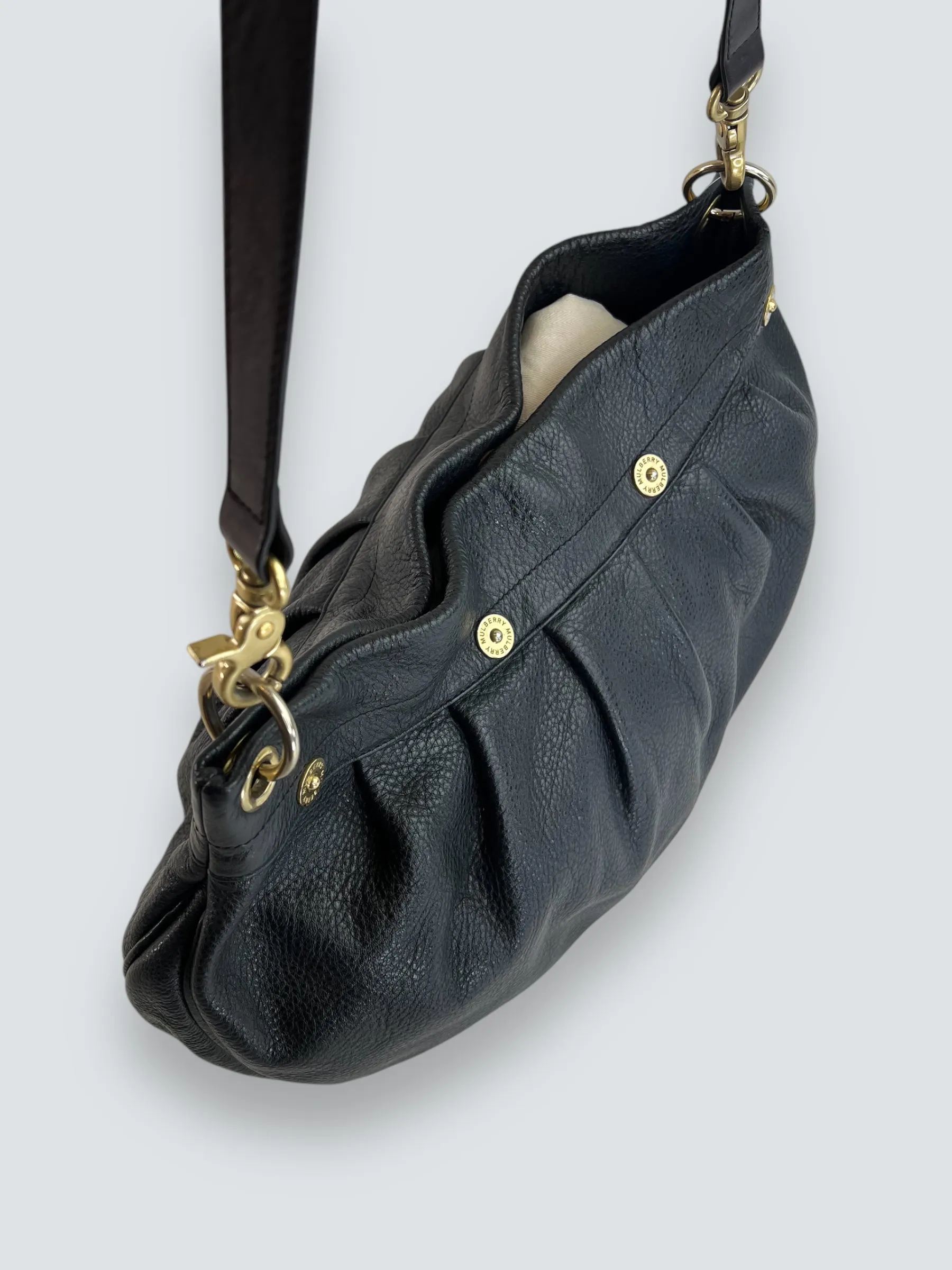 Mulberry Black Leather Satchel