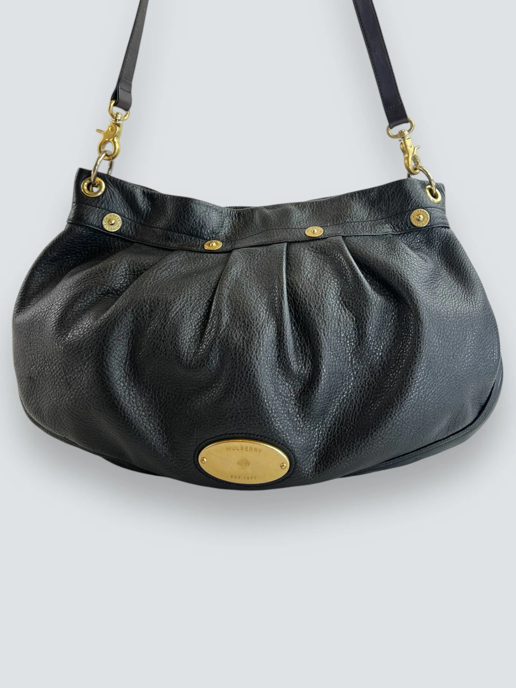 Mulberry Black Leather Satchel