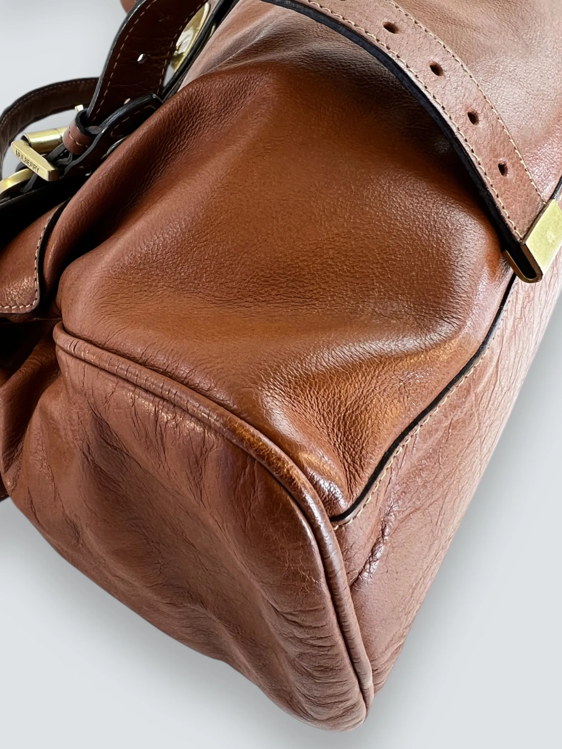 Mulberry Tan Leather ??Alexa?? Satchel
