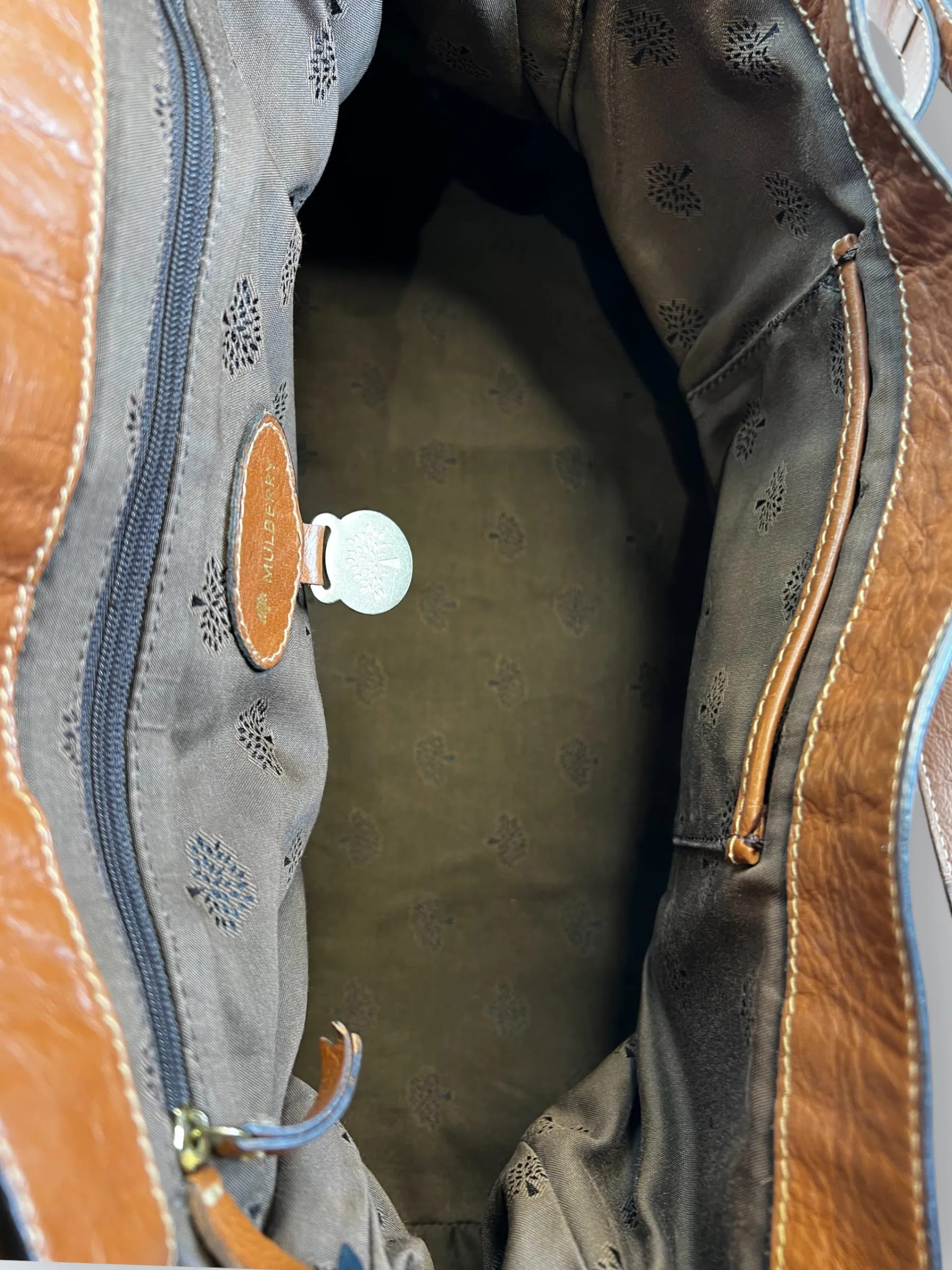 Mulberry Tan Leather ??Alexa?? Satchel