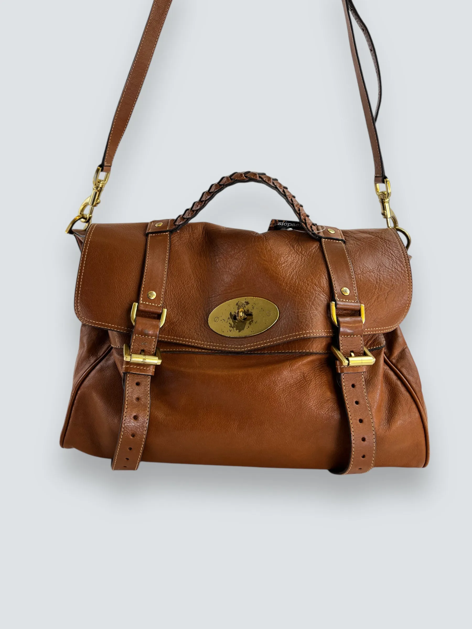 Mulberry Tan Leather ??Alexa?? Satchel