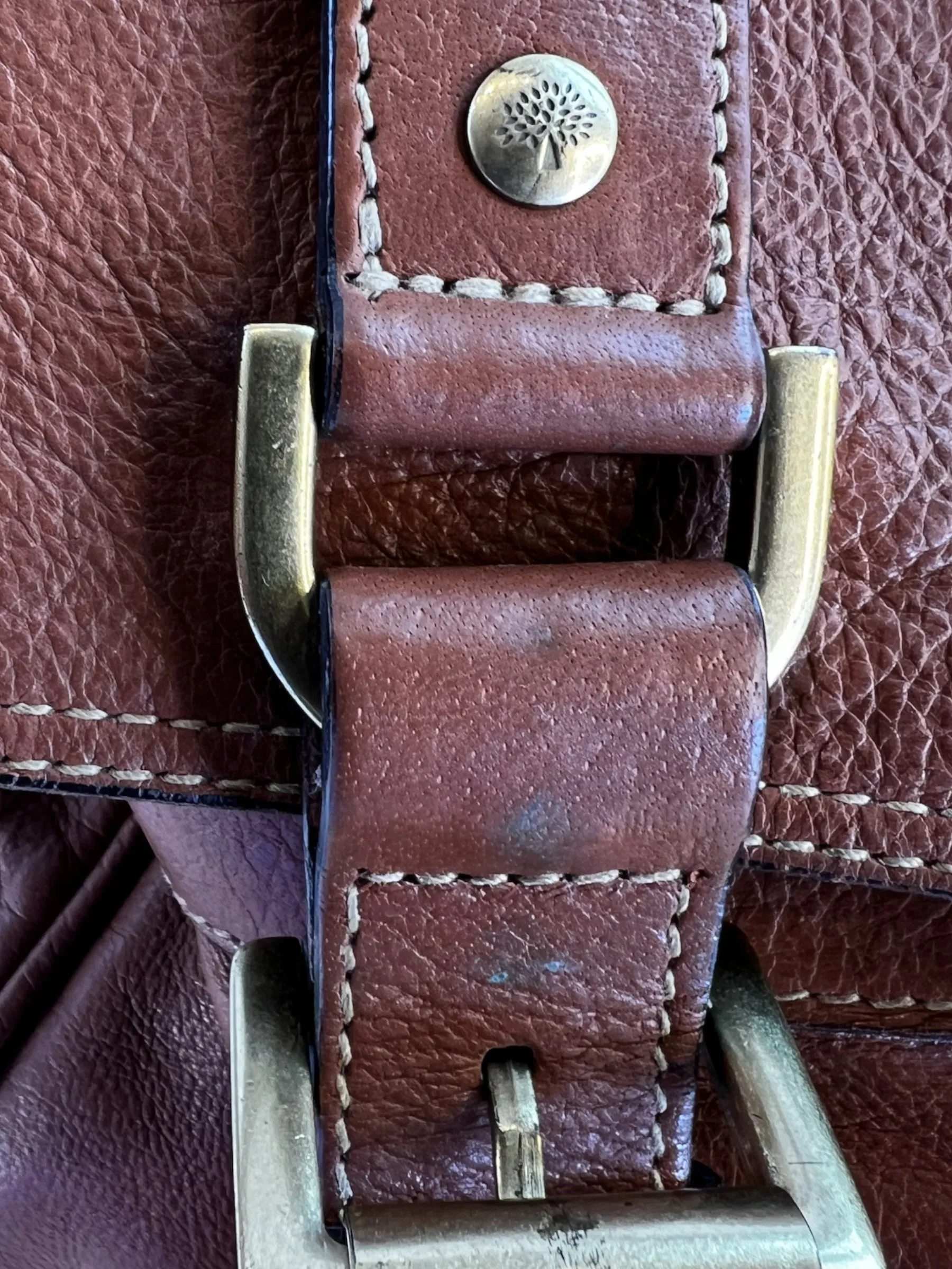 Mulberry Tan Leather ??Alexa?? Satchel