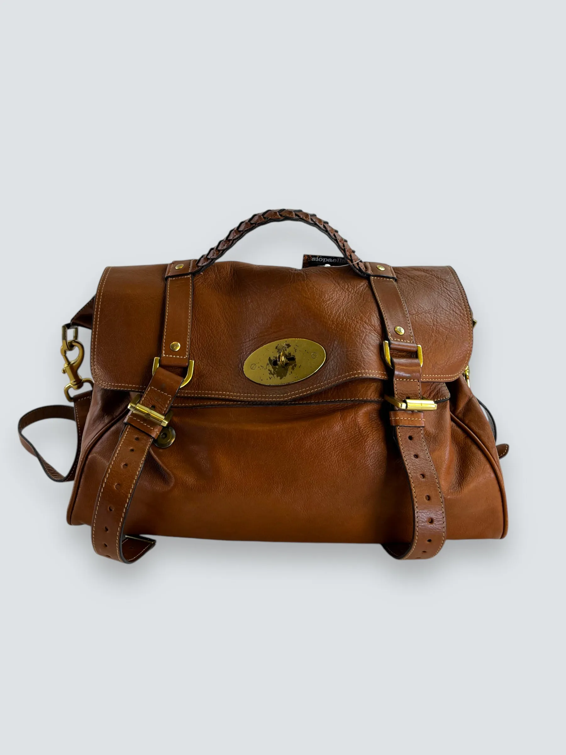 Mulberry Tan Leather ??Alexa?? Satchel