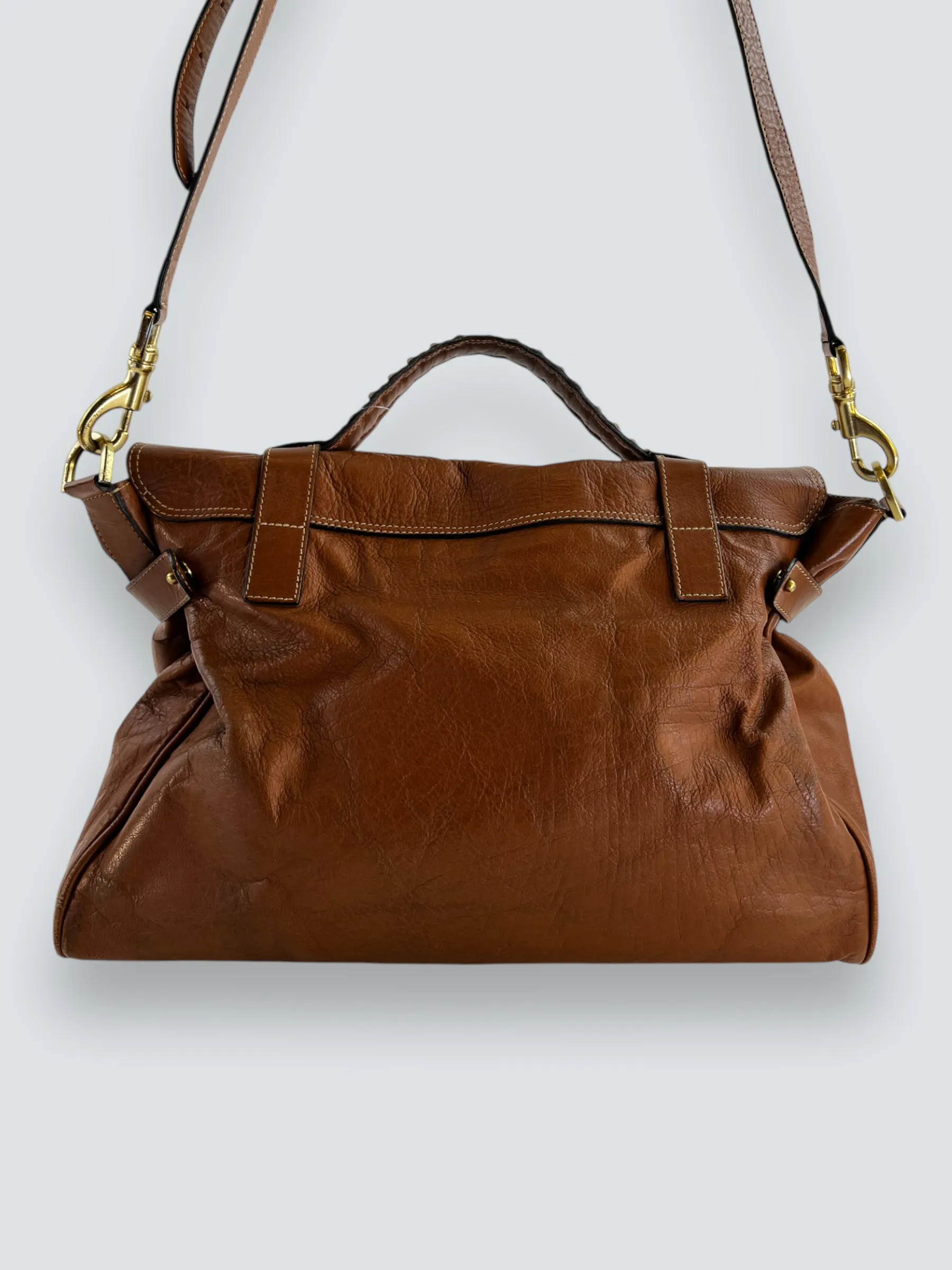 Mulberry Tan Leather ??Alexa?? Satchel