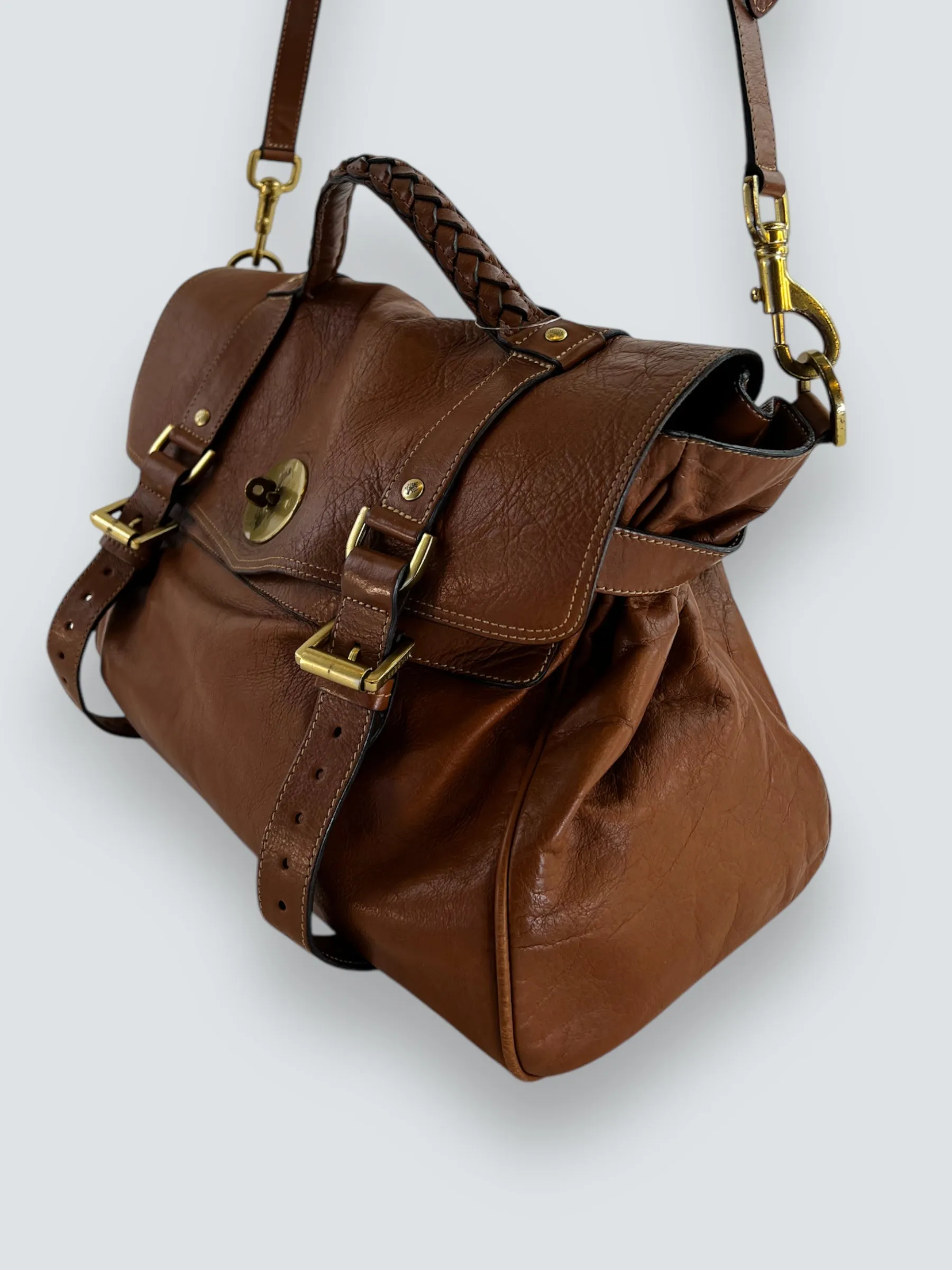 Mulberry Tan Leather ??Alexa?? Satchel