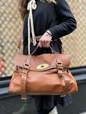 Mulberry Tan Leather ??Alexa?? Satchel