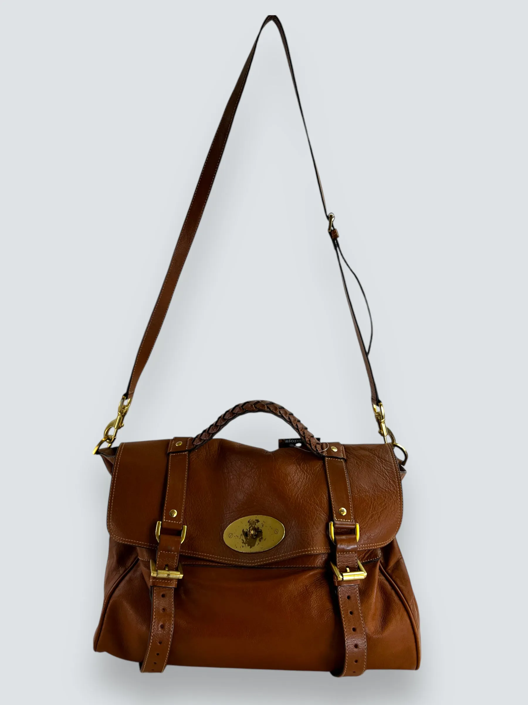 Mulberry Tan Leather ??Alexa?? Satchel