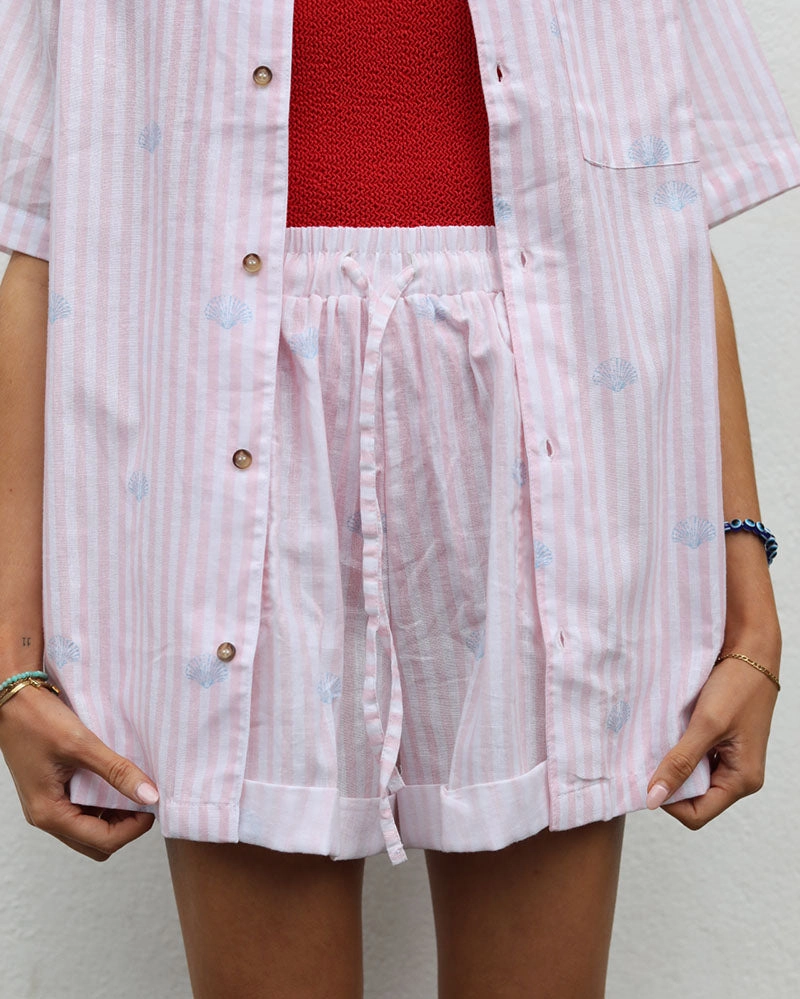 POTL Collab 2.0 | Linen-Cotton shorts