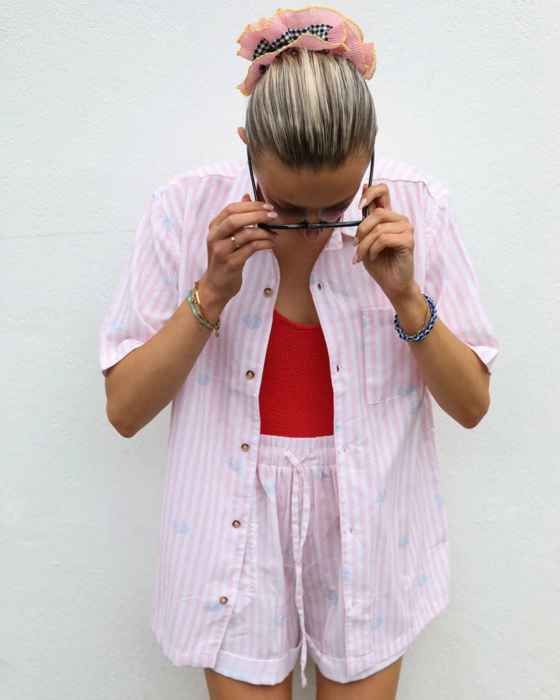 POTL Collab 2.0 | Linen-Cotton shorts