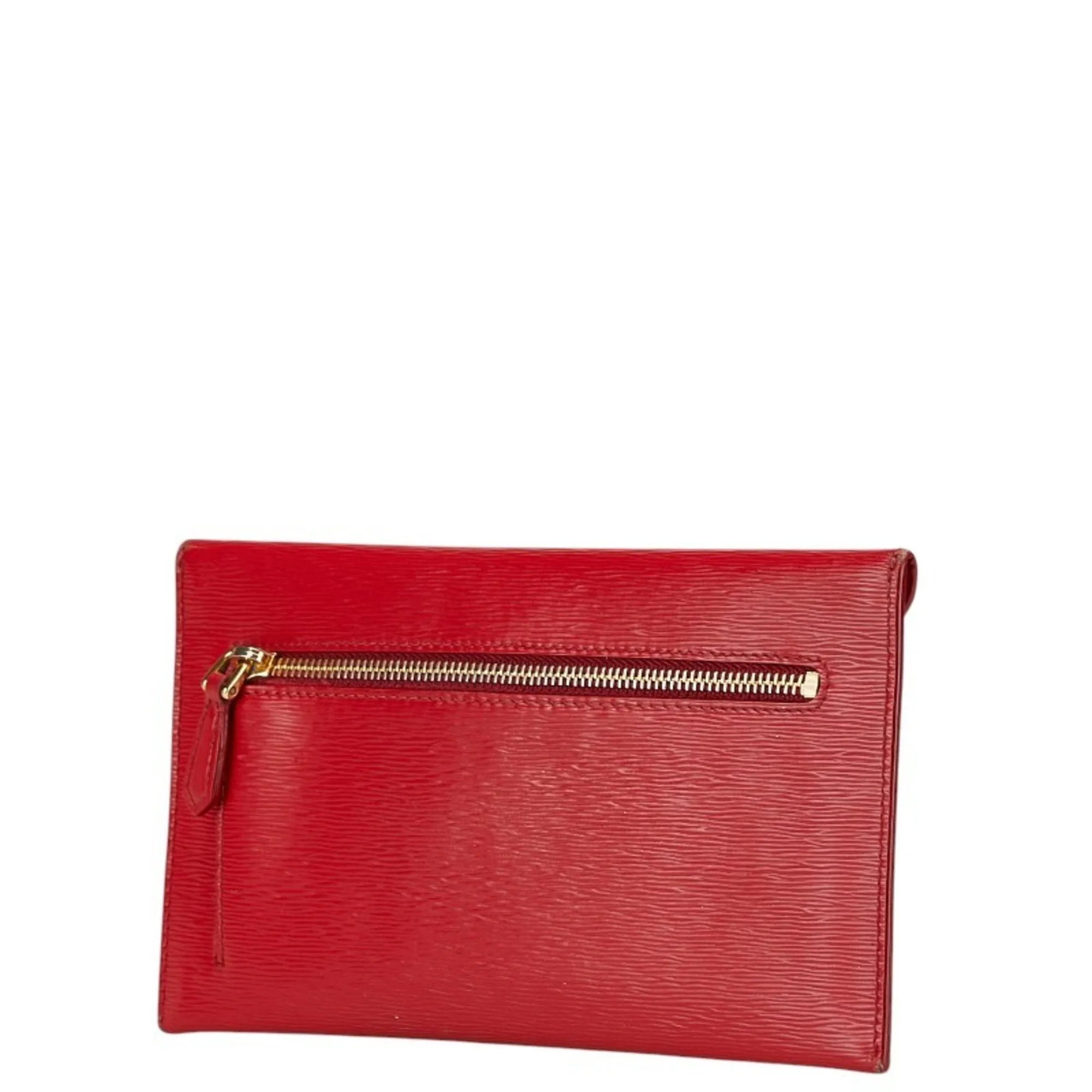 Prada Leather Long Wallet (Bi-Fold) (Pre-Owned)