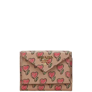 Prada pink Leather Wallet (Tri-Fold) (Pre-Owned)