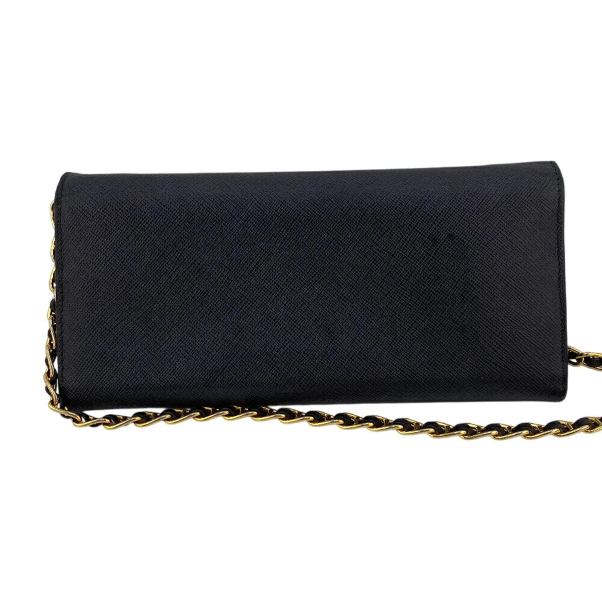 Prada Saffiano Chain/Shoulder Wallet (Pre-Owned)