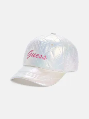 Quilted Iridescent Logo Baseball Hat