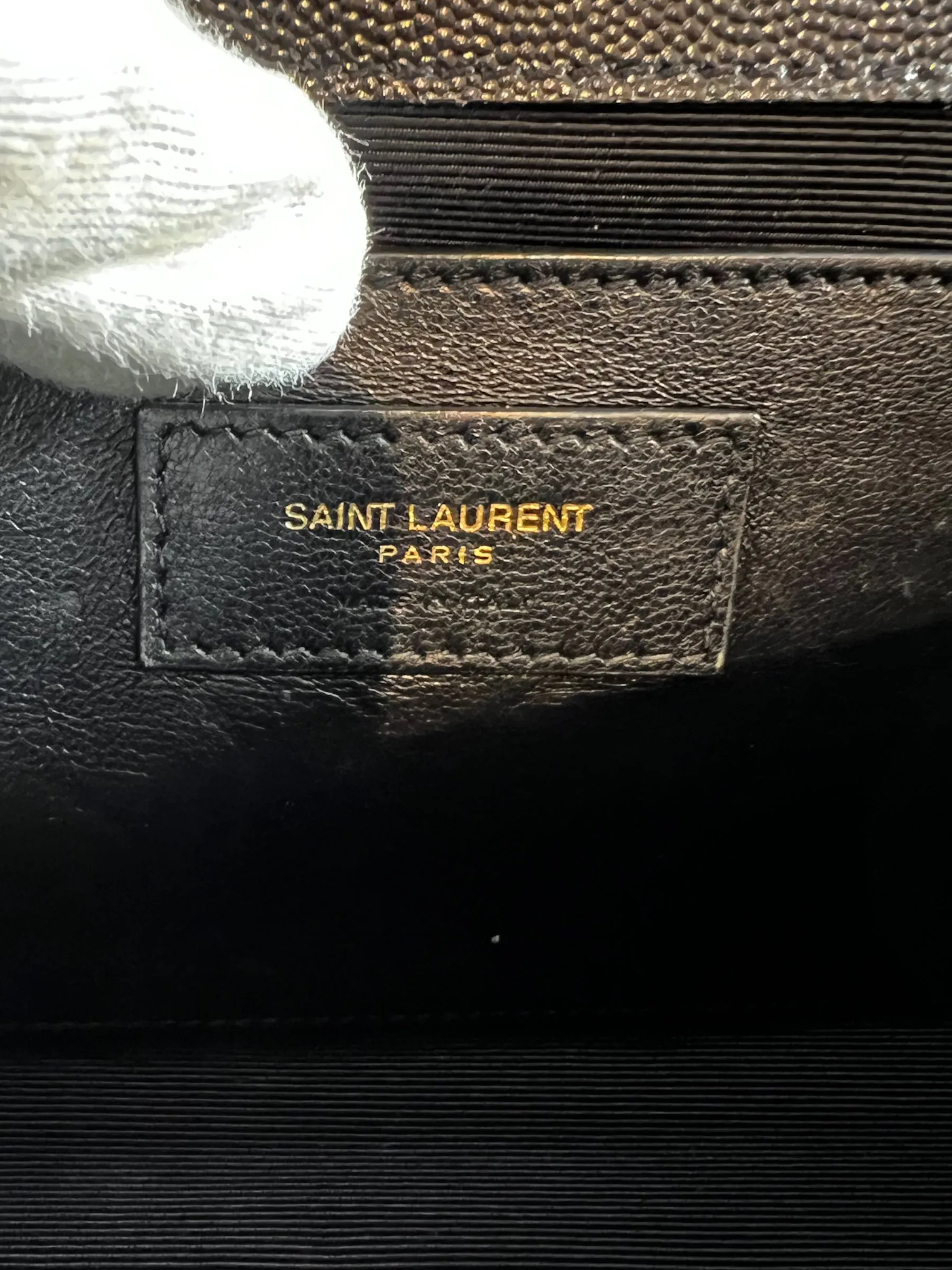 Saint Laurent Black Leather Kate Medium Crossbody