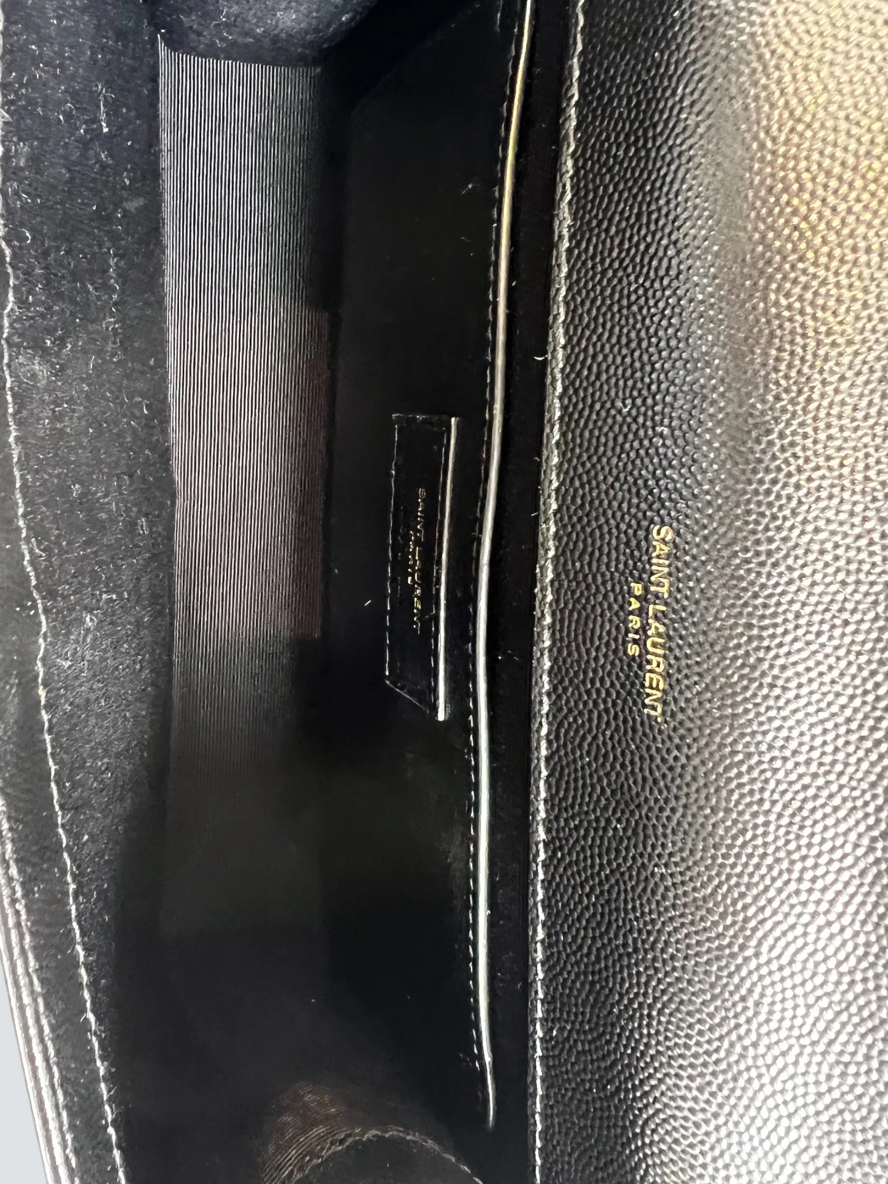 Saint Laurent Black Leather Kate Medium Crossbody