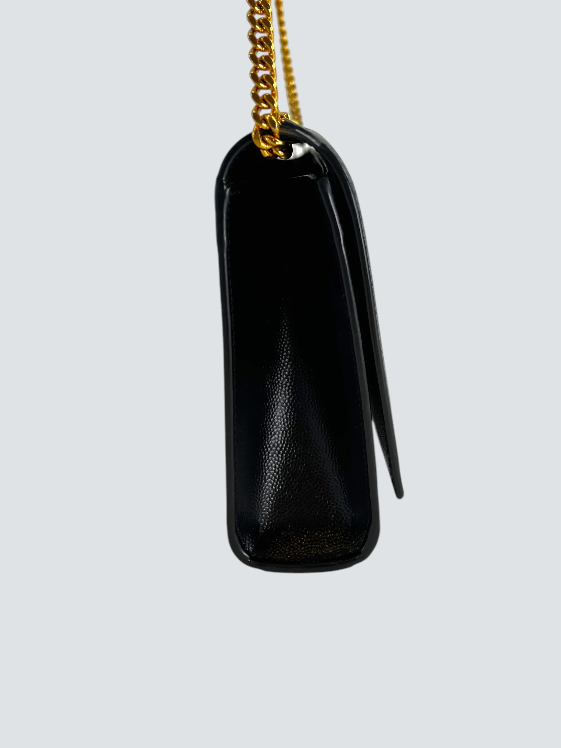 Saint Laurent Black Leather Kate Medium Crossbody