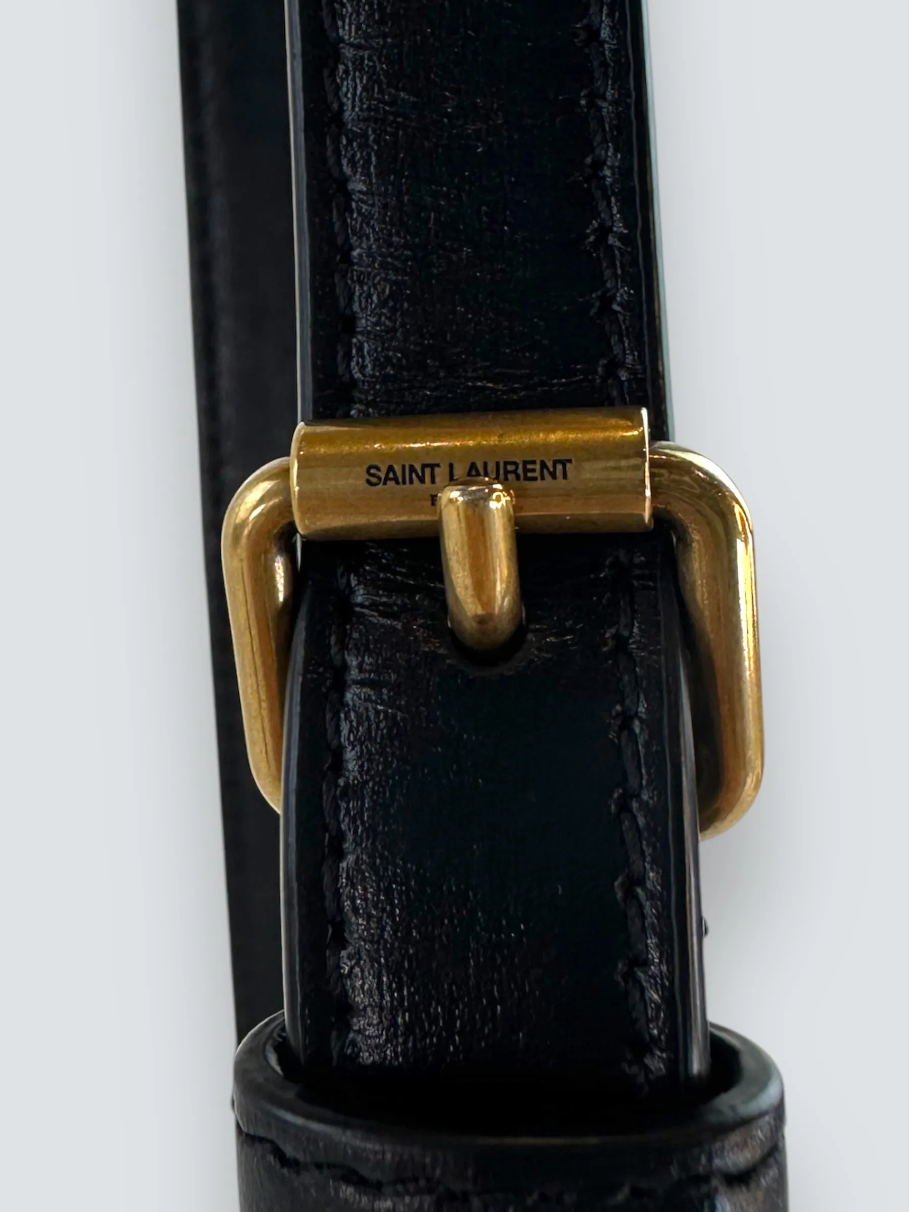 Saint Laurent Black Leather Nano ??Sac De Jour?? Tote