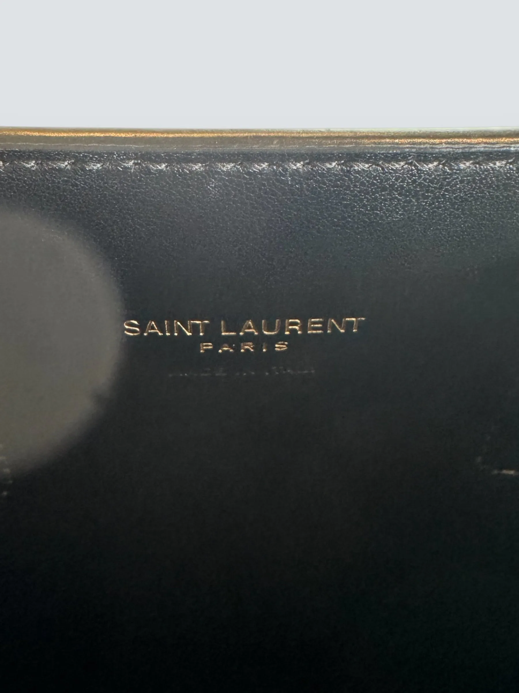 Saint Laurent Black Leather Nano ??Sac De Jour?? Tote