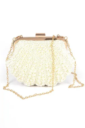 Shell Pearl Clutch