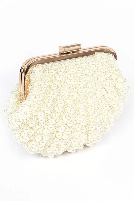 Shell Pearl Clutch