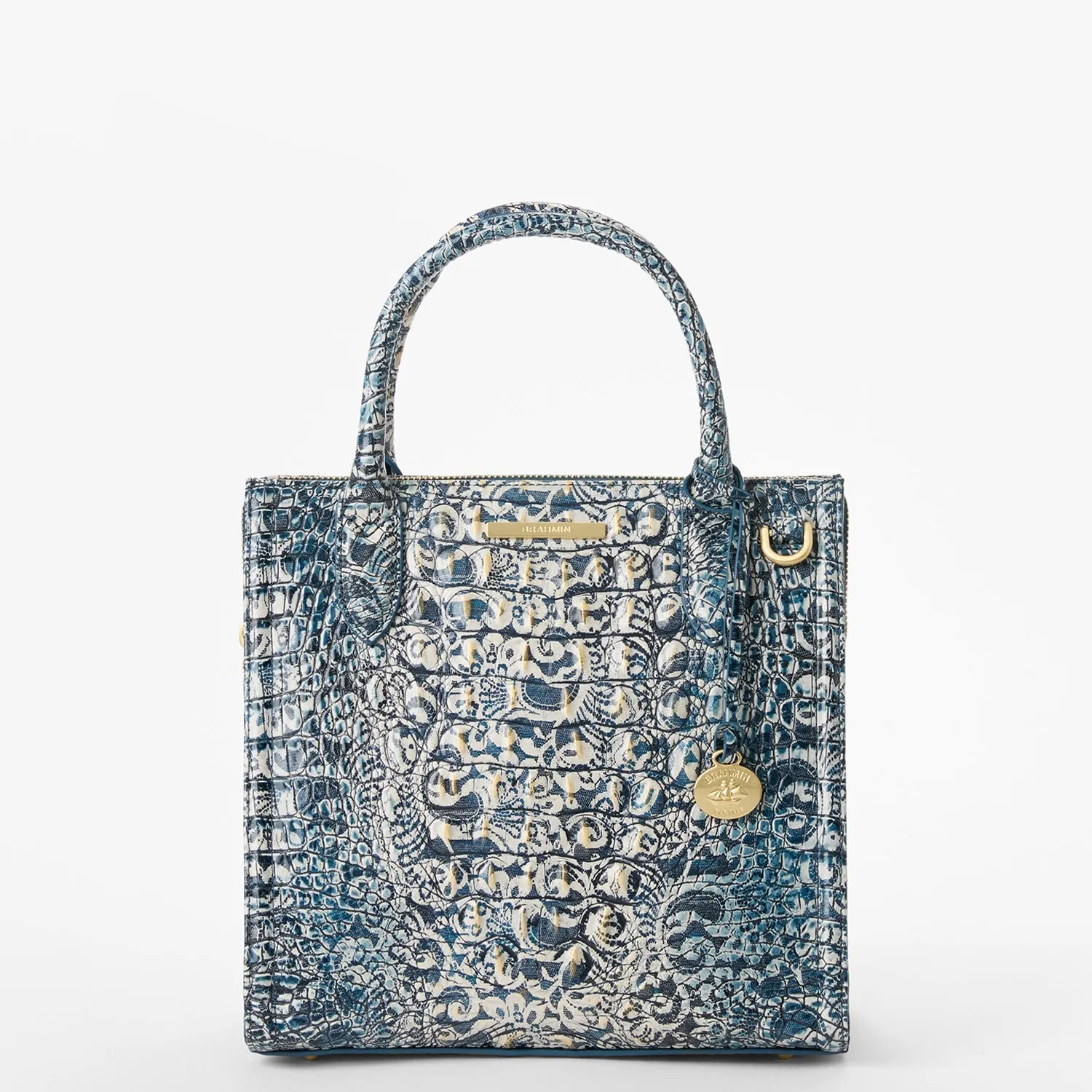 Small Caroline Satchel Blue Filigree Melbourne