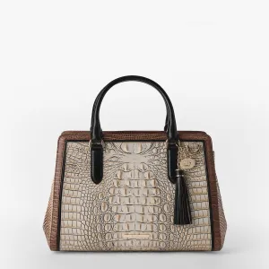 Small Finley Satchel Timeless Taupe Skien