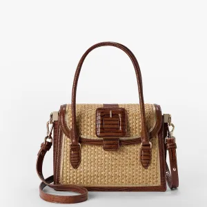 Small Hallie Satchel Caramel Jardim
