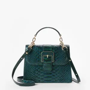 Small Hallie Satchel Evergreen Kalopsia