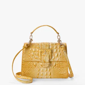 Small Hallie Satchel Lemon Drop Melbourne