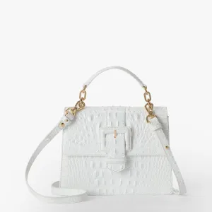 Small Hallie Satchel Sea Salt White Melbourne