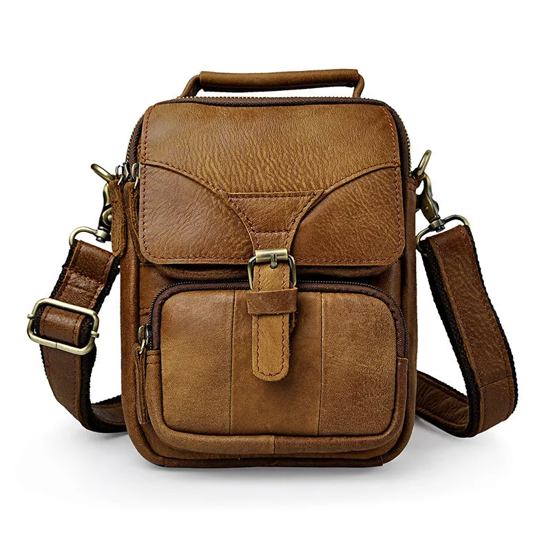 Small Leather Handbag Belt Pouch for men Waist Bag BELT BAG Shoulder Bag For Men